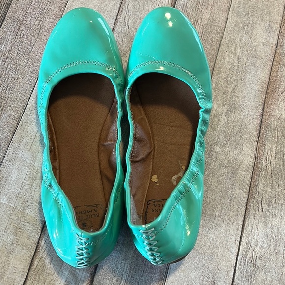 Lucky Brand Mint Green Flats Size 8 - Picture 2 of 7